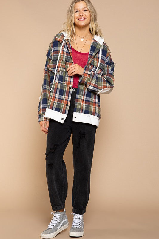 Oversized Hooded Flannel