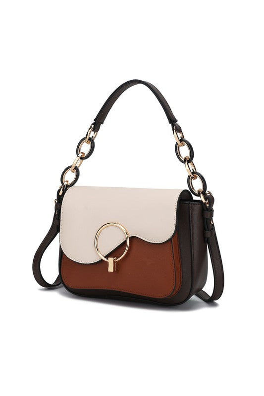 MKF Fantasia Solid Crossbody Handbag Women by Mia