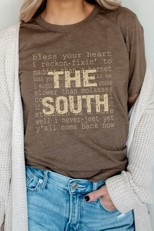 The South Bless Your Heart PLUS SIZE Graphic Tee