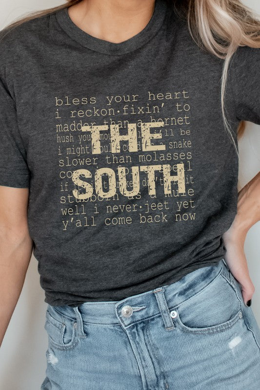 The South Bless Your Heart PLUS SIZE Graphic Tee