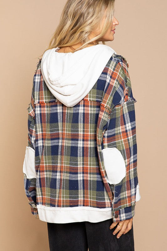 Oversized Hooded Flannel