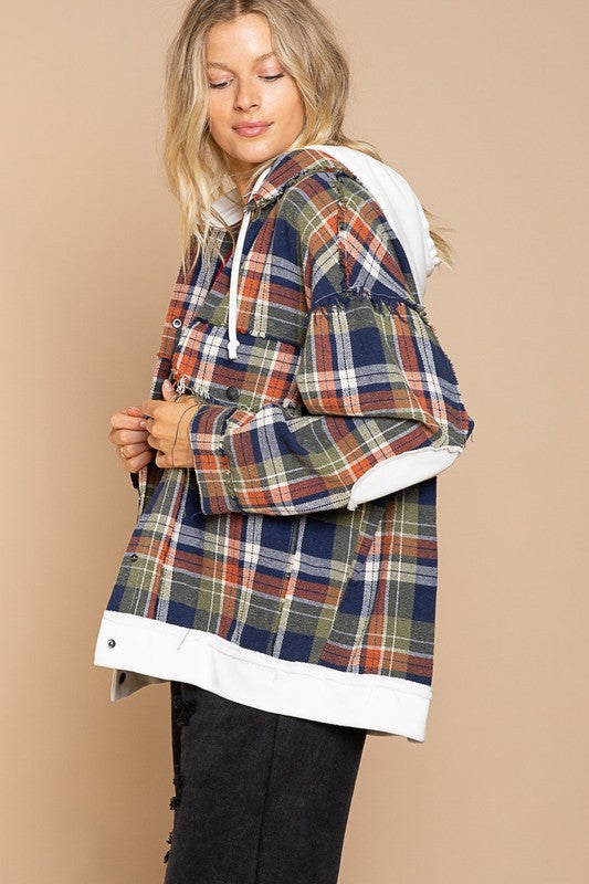 Oversized Hooded Flannel